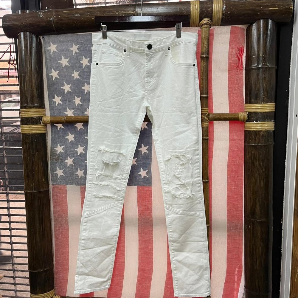 NWOT J Brand MAYHEM JB002272 white Relic stretch denim men jeans minor damage